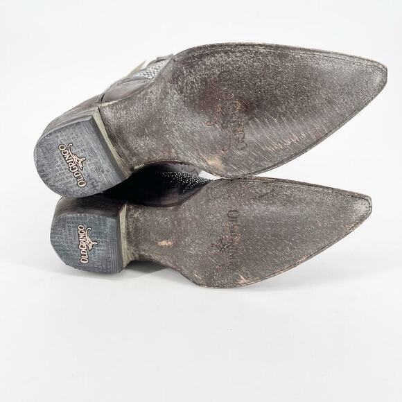 NWOB Old Gringo Brown Swarovski Crystal Eagle Western Cowgirl Boot size 7.5 - Picture 12 of 12